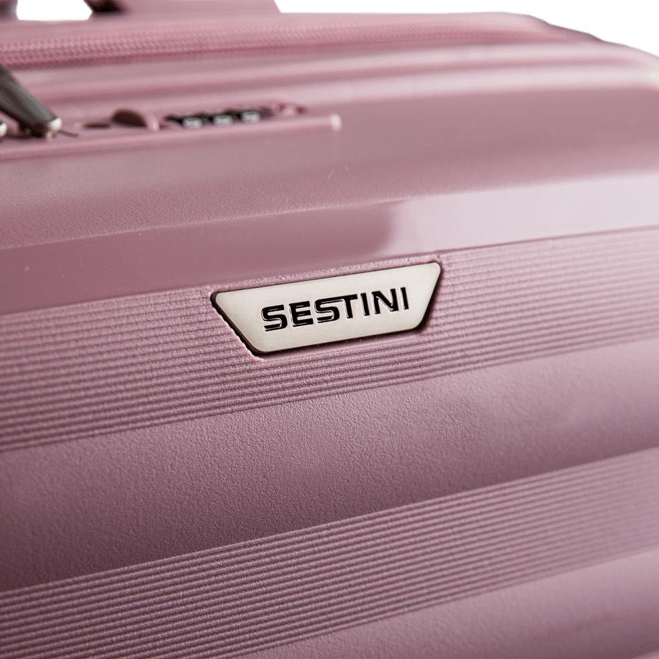 Mala de Viagem Média com Rodas 360º Vetra - Rosa Rosa 11