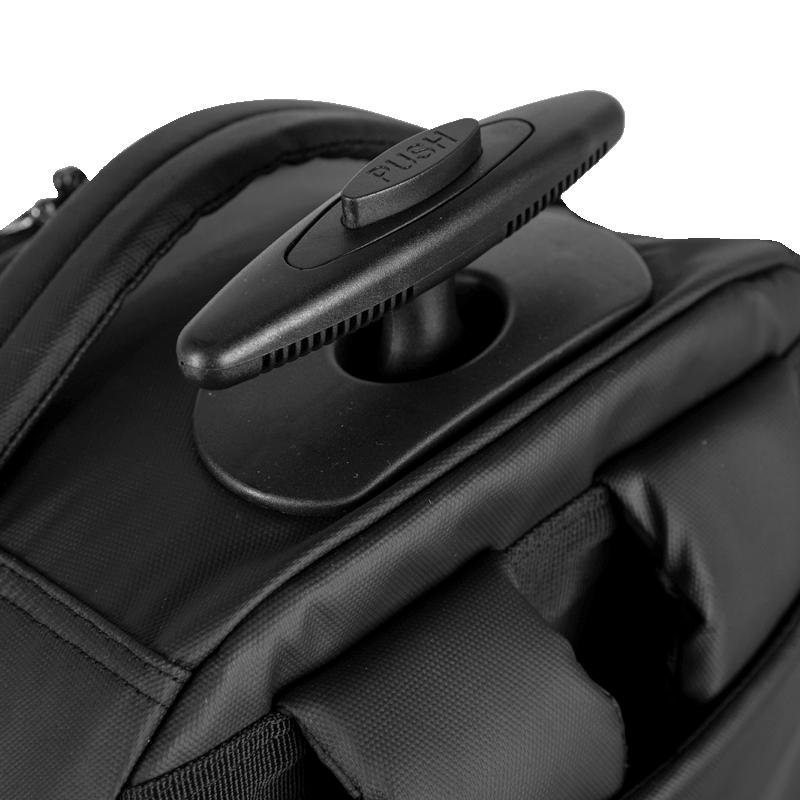 Mochila Carrinho Grande 360º 2 em 1 Notebook 15,6 Sestini Hydroblock Work - Preto Preto 11