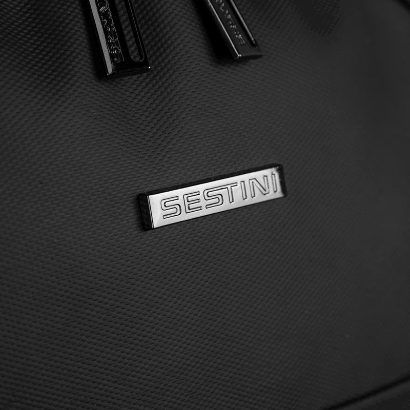 Mochila Carrinho Grande 360º 2 em 1 Notebook 15,6 Sestini Hydroblock Work - Preto Preto 14
