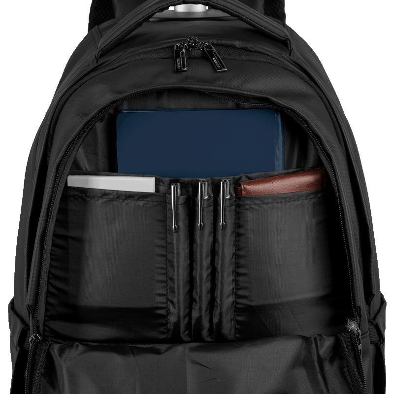 Mochila Carrinho Grande 360º 2 em 1 Notebook 15,6 Sestini Hydroblock Work - Preto Preto 7