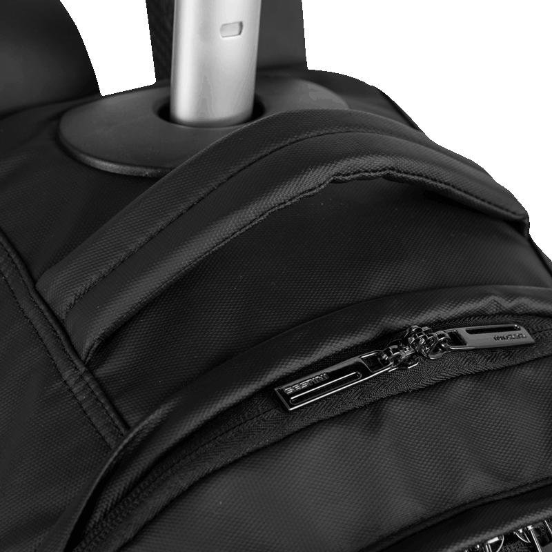 Mochila Carrinho Grande 360º 2 em 1 Notebook 15,6 Sestini Hydroblock Work - Preto Preto 9