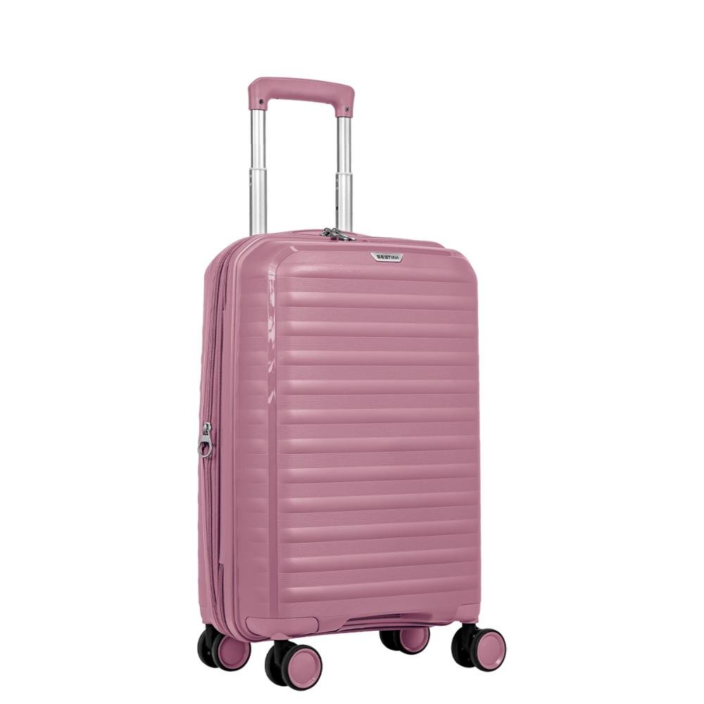 Mala de Viagem Bordo com Rodas 360º Vetra - Rosa Rosa 2