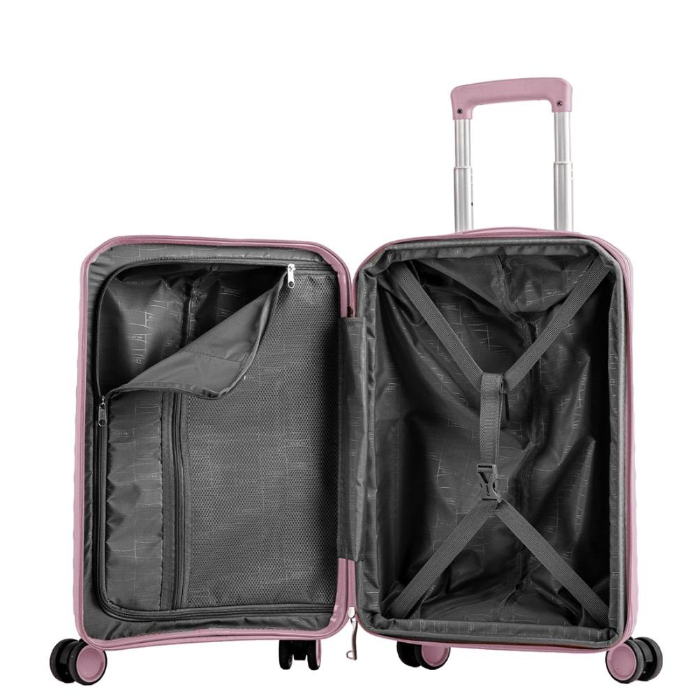 Mala de Viagem Bordo com Rodas 360º Vetra - Rosa Rosa 6