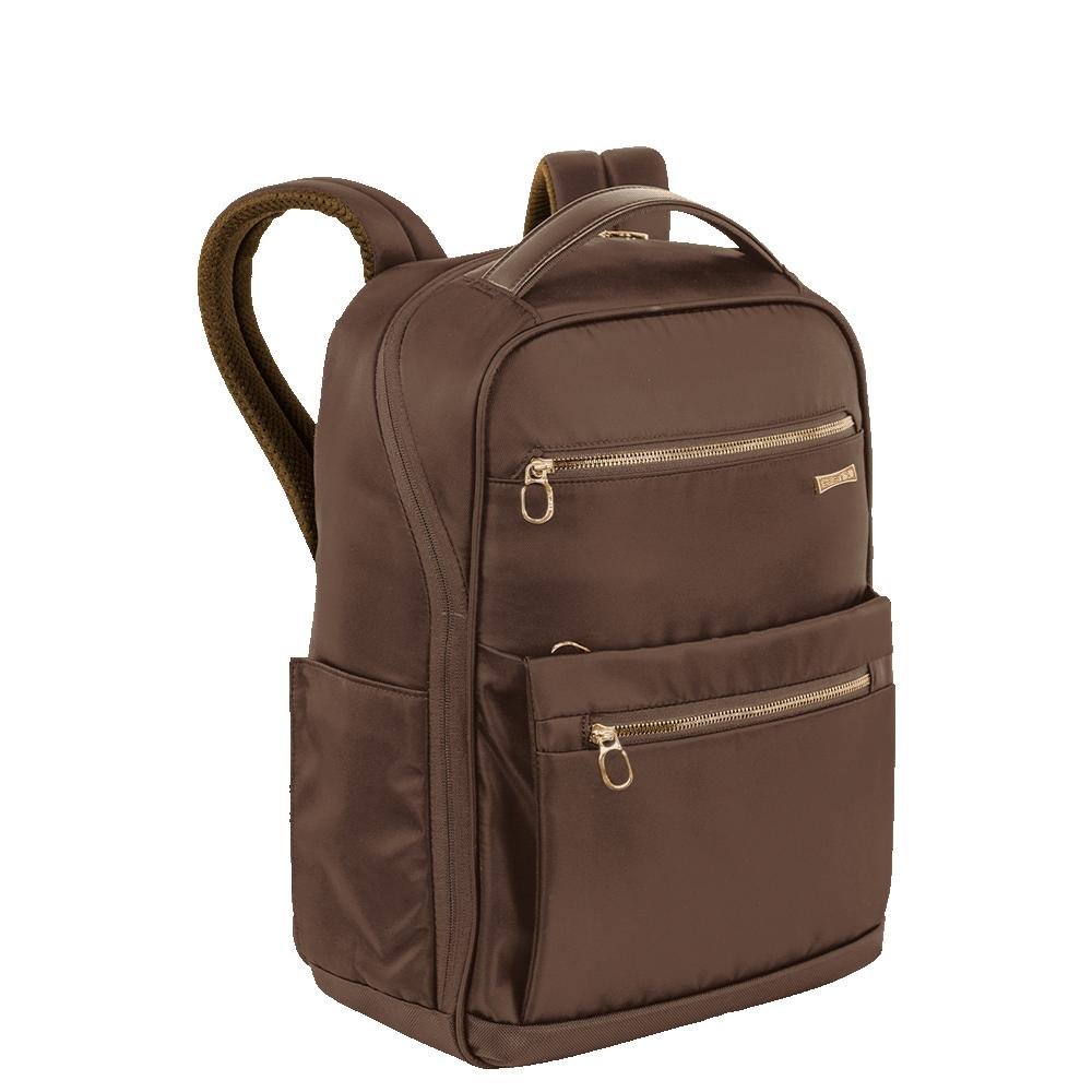 Mochila Grande Slim Notebook 15 Sestini Elegance - Marrom Marrom 2