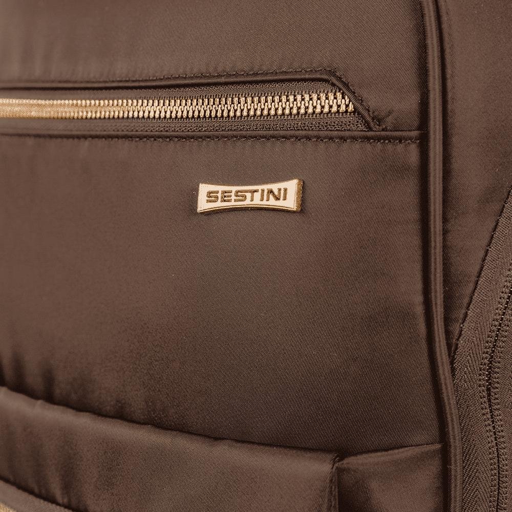 Mochila Grande Slim Notebook 15 Sestini Elegance - Marrom Marrom 10