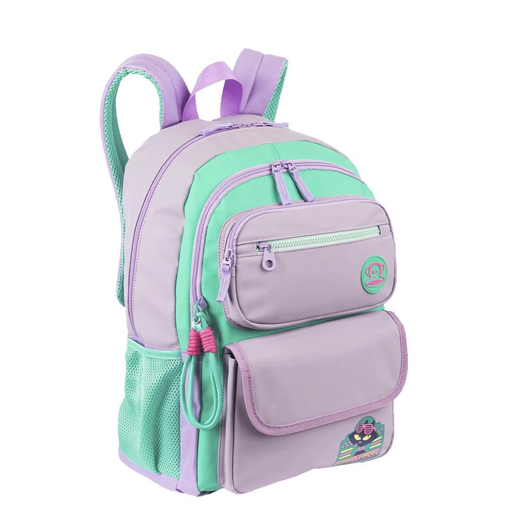Mochila 2 Compartimentos Paul Frank Summer - Lilás Roxo 2