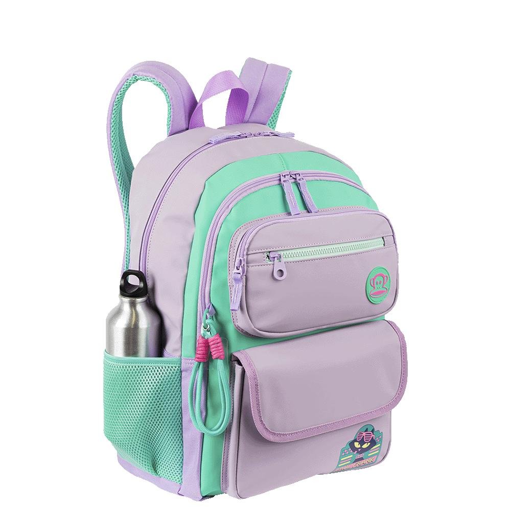 Mochila 2 Compartimentos Paul Frank Summer - Lilás Roxo 5