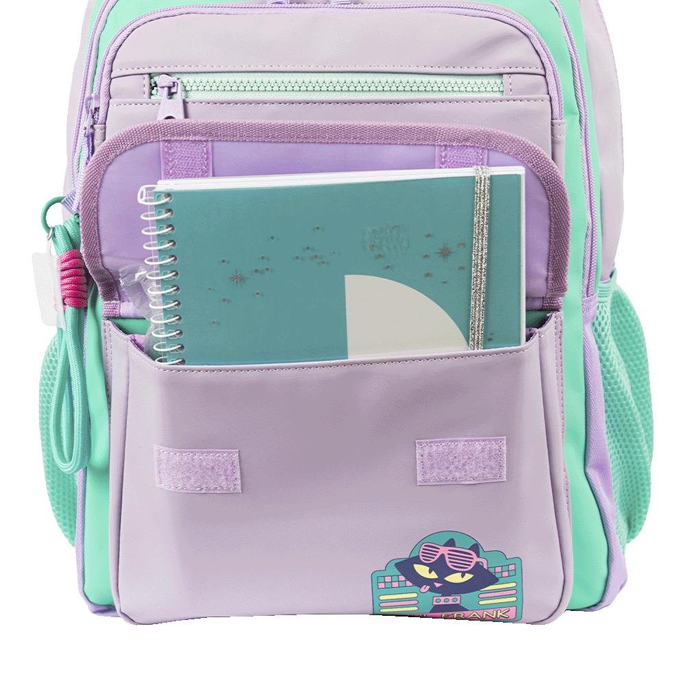 Mochila 2 Compartimentos Paul Frank Summer - Lilás Roxo 7