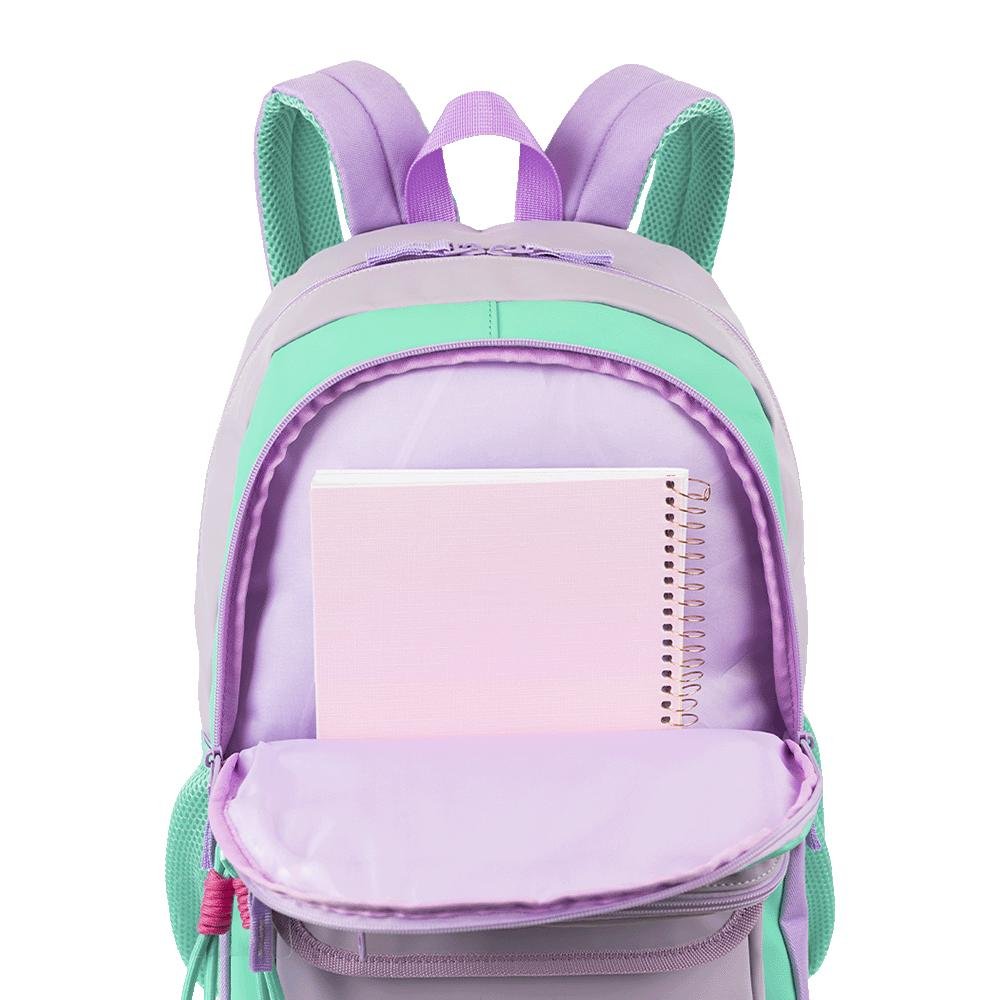Mochila 2 Compartimentos Paul Frank Summer - Lilás Roxo 8