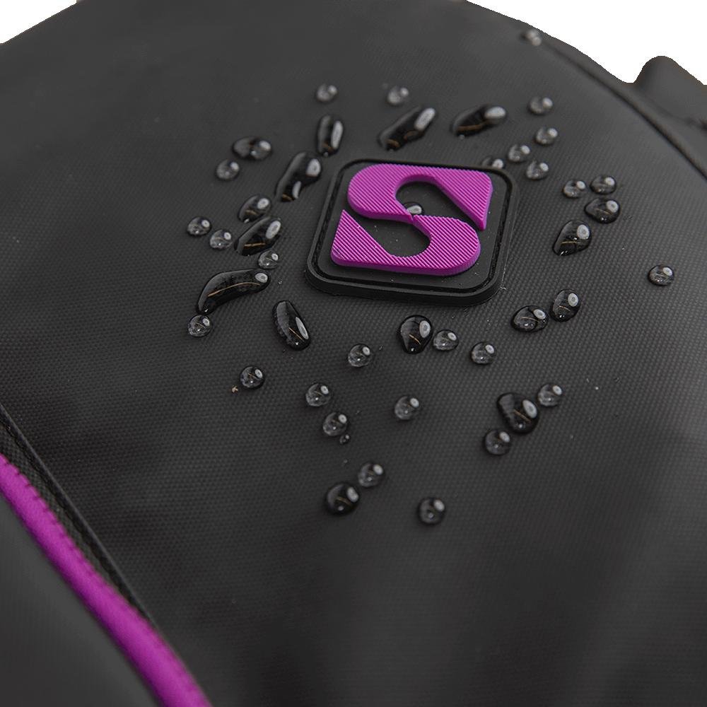 Mochila  2 Compartimentos Sestini College Hydroblock - Preto e Roxo Preto 7