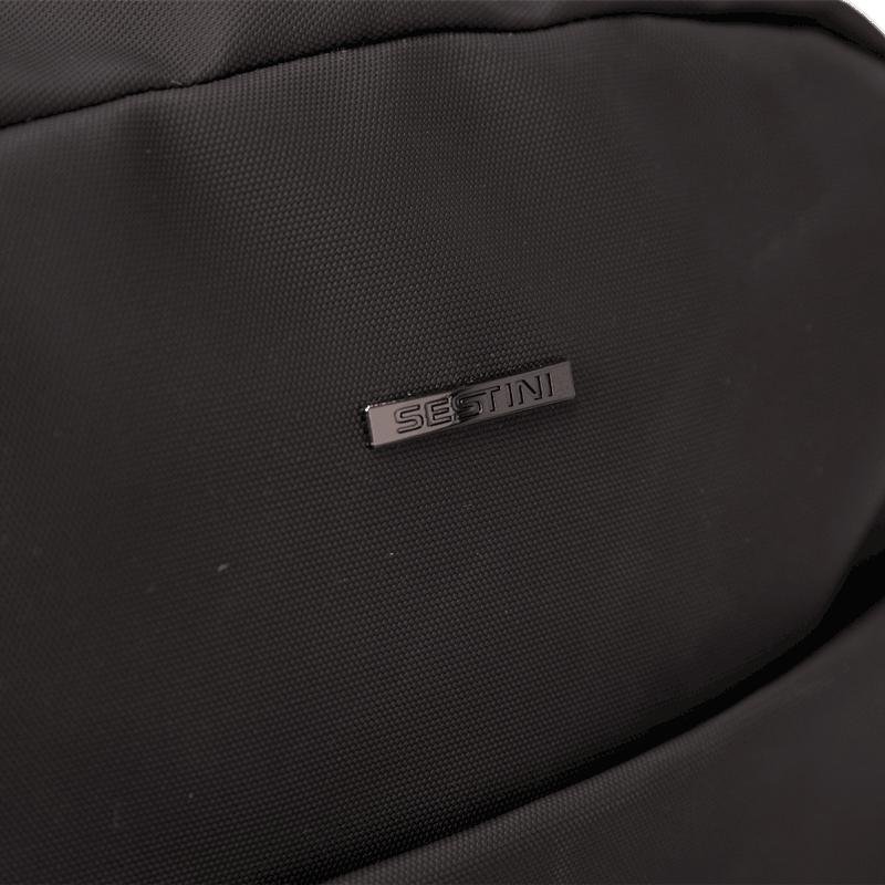 Mochila Grande 1 Compartimento Notebook 15,6 Sestini Hydroblock Work - Preto Preto 10