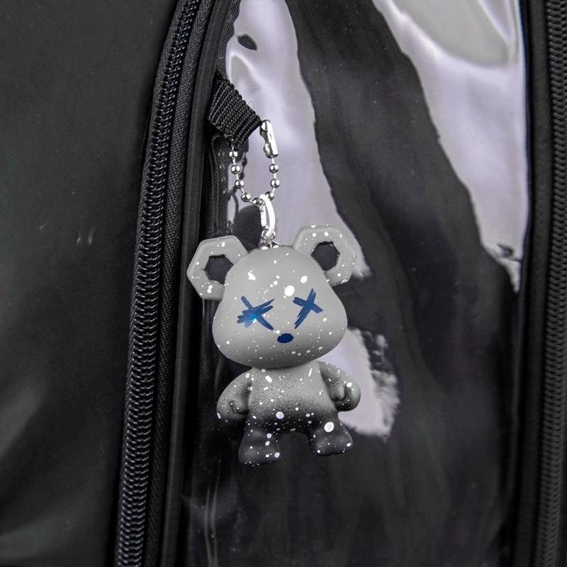 Mochila Carrinho 4 Rodas Duplas Sestini Studio - Preto Preto 7