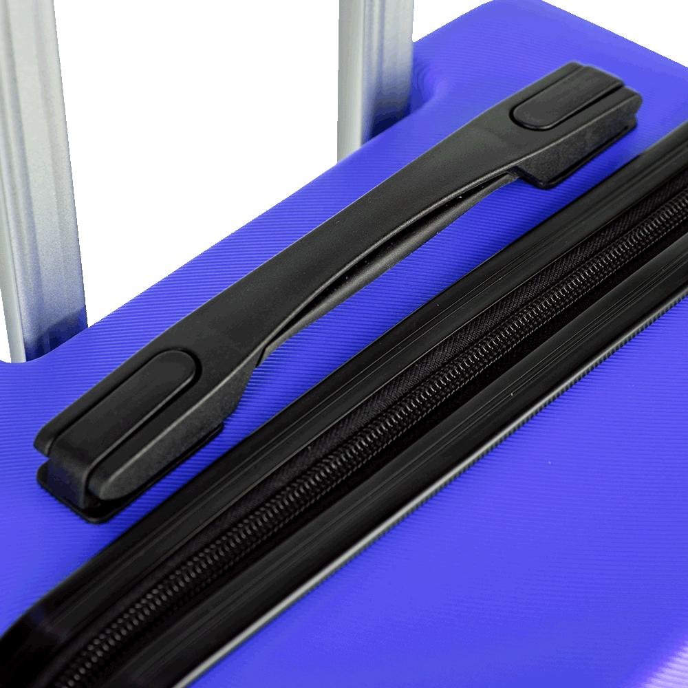 Mala de Viagem Bordo com Rodas 360º Uno Racer - Azul Azul 7