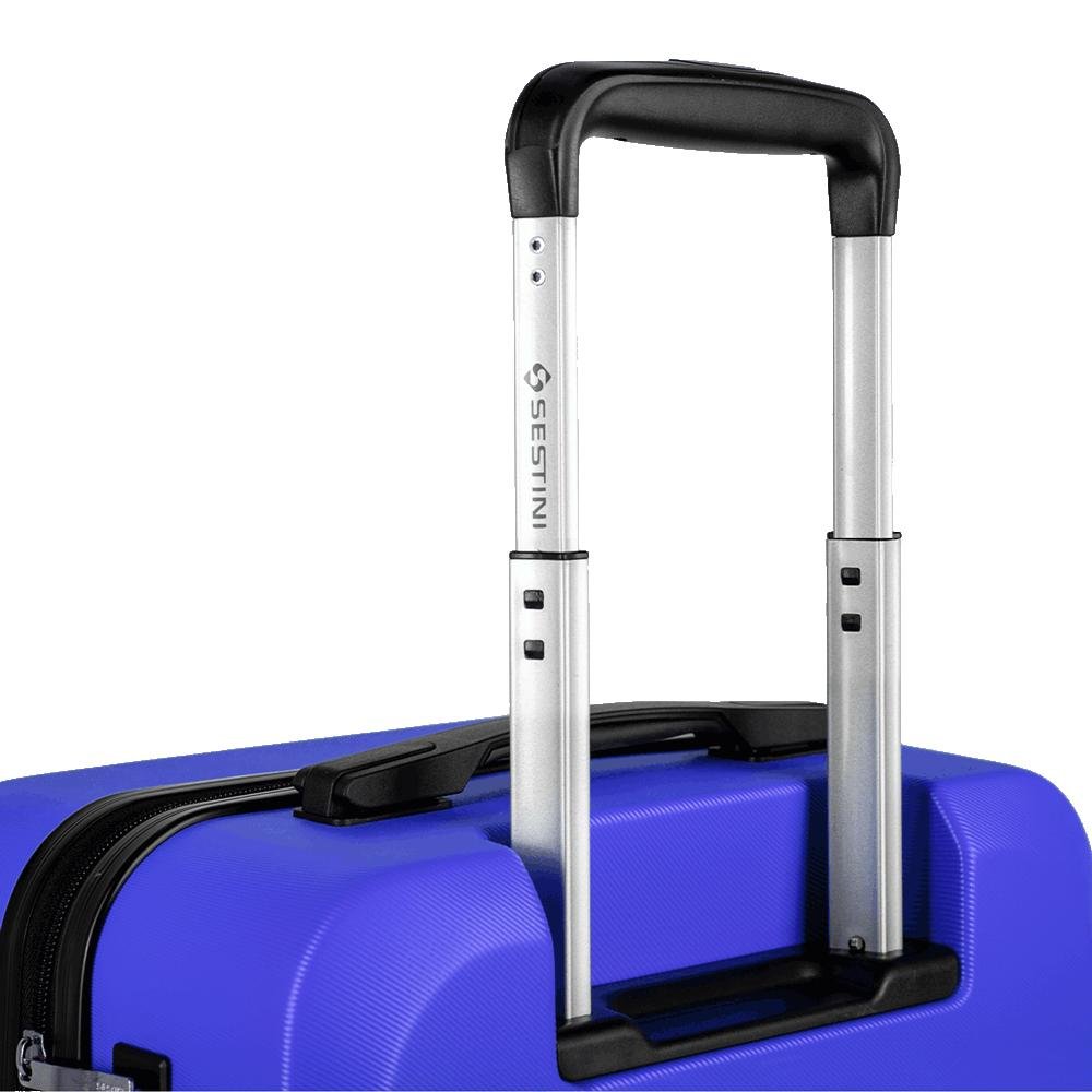 Mala de Viagem Bordo com Rodas 360º Uno Racer - Azul Azul 8