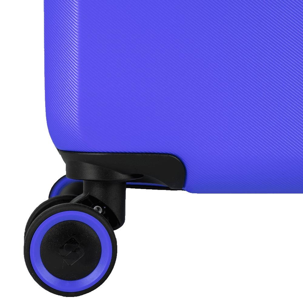 Mala de Viagem Bordo com Rodas 360º Uno Racer - Azul Azul 10