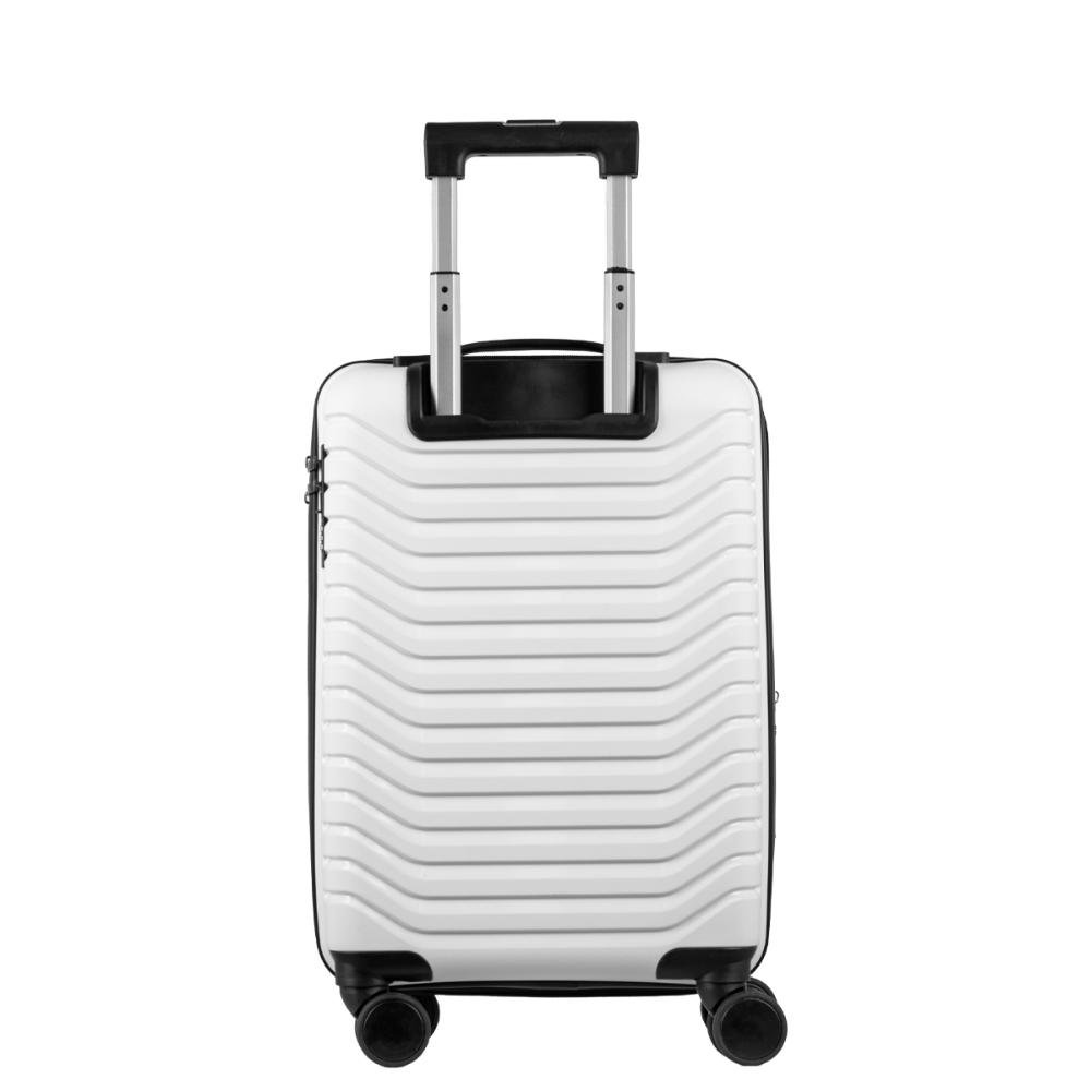 Mala de Viagem Bordo com Rodas 360º Basic Plus - Branco Branco 2