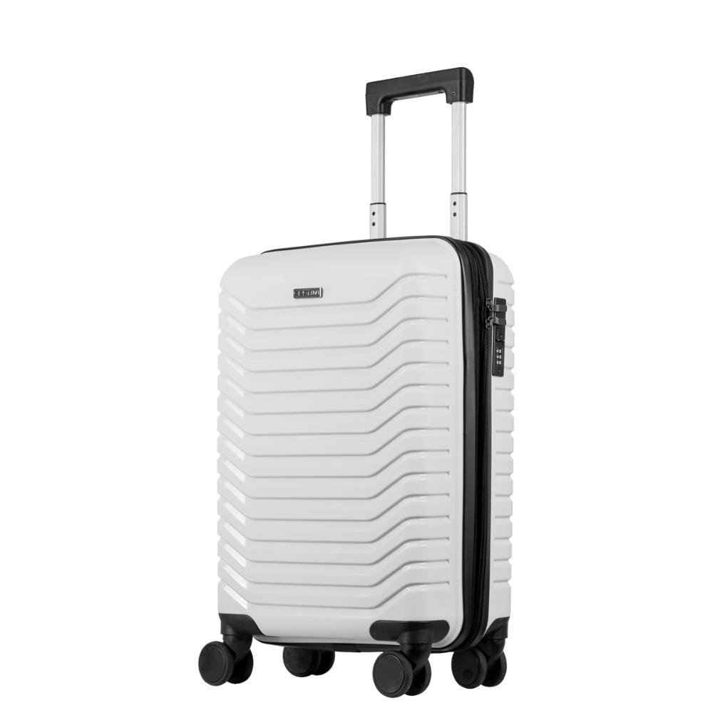 Mala de Viagem Bordo com Rodas 360º Basic Plus - Branco Branco 11