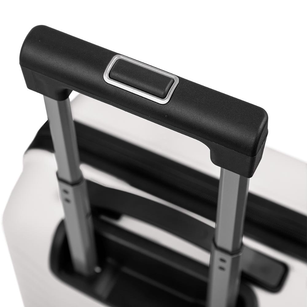 Mala de Viagem Bordo com Rodas 360º Basic Plus - Branco Branco 7