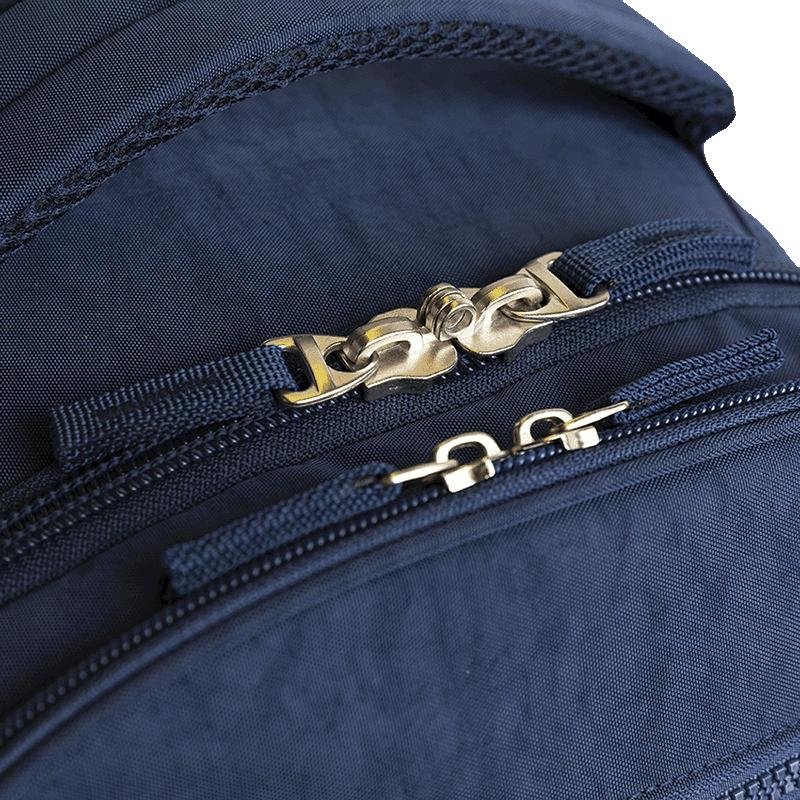 Mochila Carrinho 4 Rodas Duplas Sestini Rolling Crinkle - Azul Azul 11