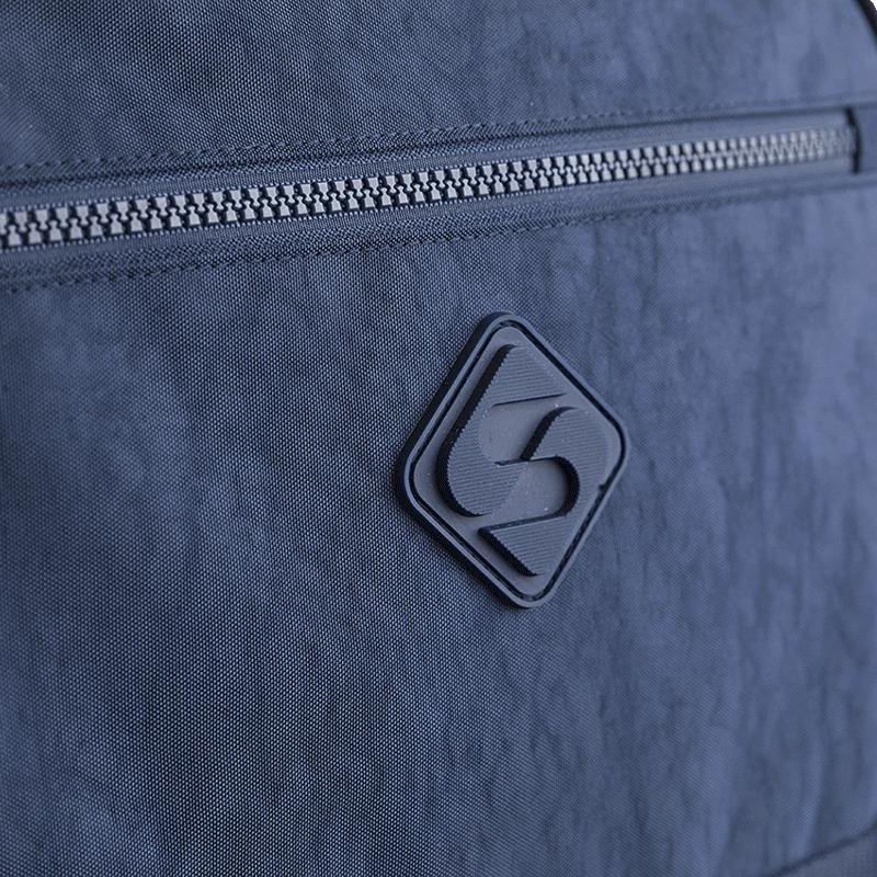 Mochila Carrinho 4 Rodas Duplas Sestini Rolling Crinkle - Azul Azul 12