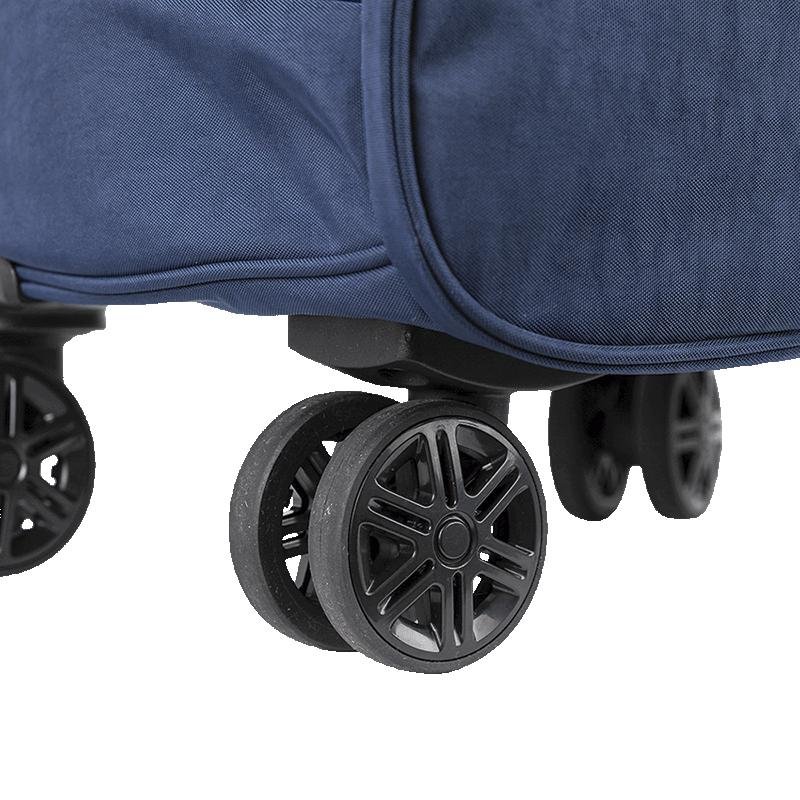 Mochila Carrinho 4 Rodas Duplas Sestini Rolling Crinkle - Azul Azul 13