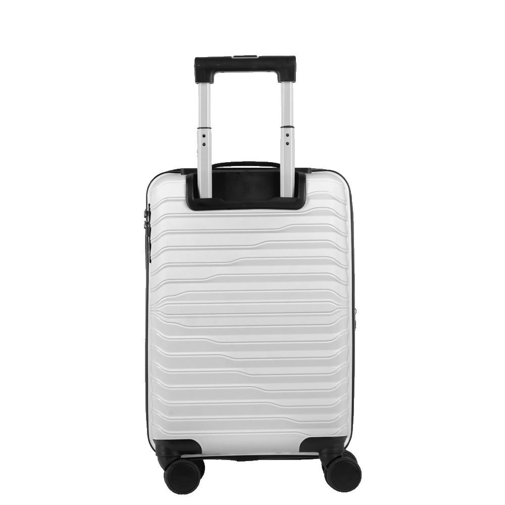 Mala de Viagem Bordo com Rodas 360º Essencial Plus - Branco Branco 4