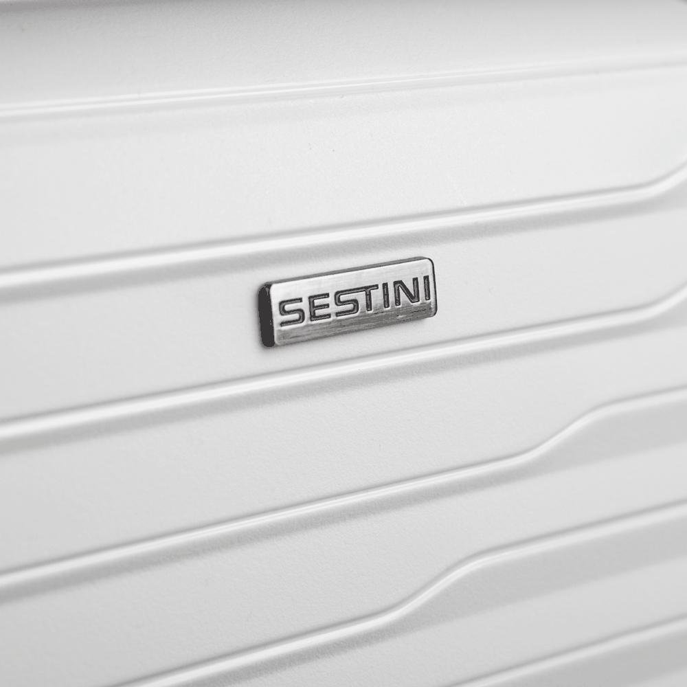 Mala de Viagem Bordo com Rodas 360º Essencial Plus - Branco Branco 9