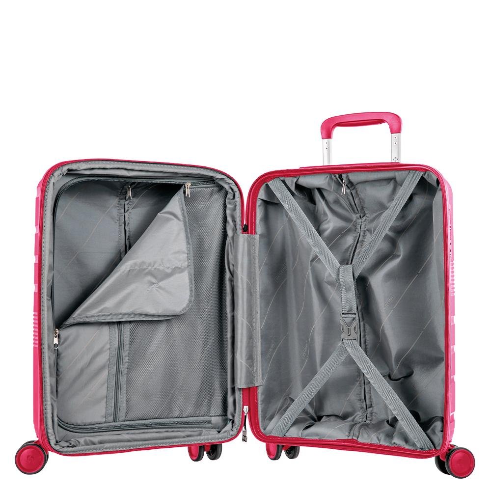 Kit 2 Malas de Viagem Média e Bordo SUPREME 20 - PINK Rosa 11
