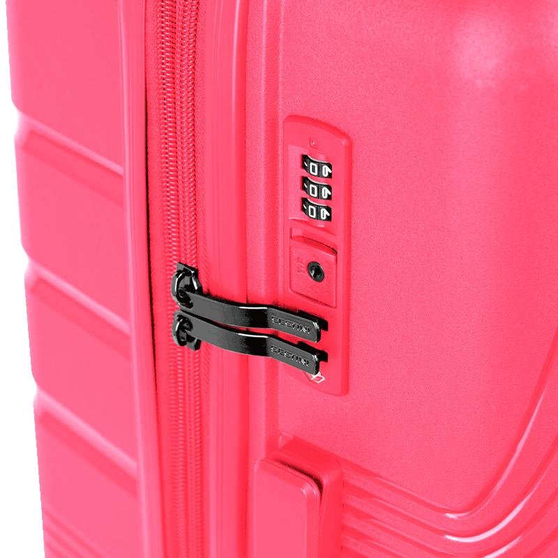Kit 2 Malas de Viagem Média e Bordo SUPREME 20 - PINK Rosa 6