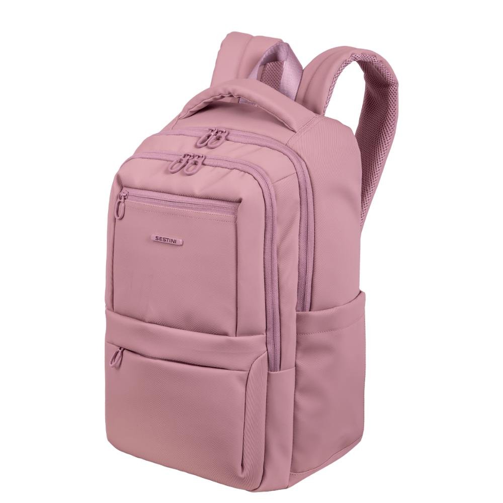 Mochila Grande 2 compartimentos Notebook 15,6 Sestini Hydroblock F - Rosa Rosa 3