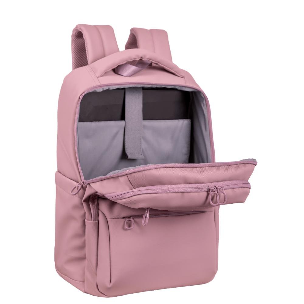 Mochila Grande 2 compartimentos Notebook 15,6 Sestini Hydroblock F - Rosa Rosa 7