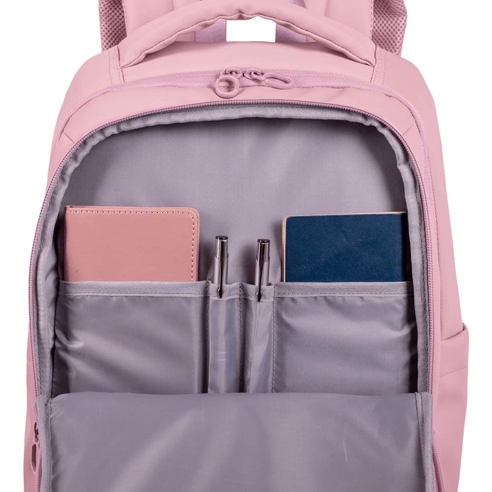 Mochila Grande 2 compartimentos Notebook 15,6 Sestini Hydroblock F - Rosa Rosa 8