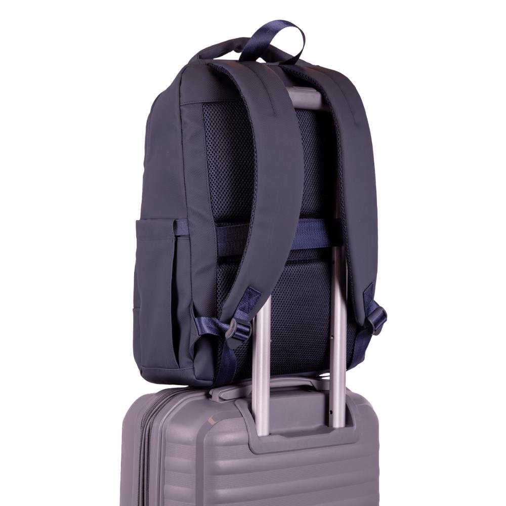 Mochila Grande Notebook 15,6 Sestini Hydroblock F - Azul Azul Marinho 6