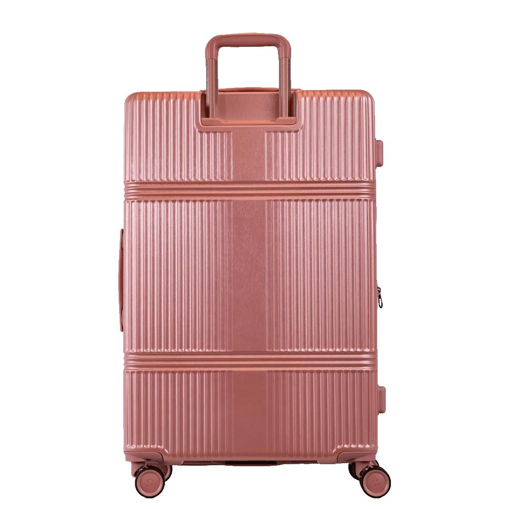Mala de Viagem Grande 32kg ABS com Rodas 360° Croma - Rosa