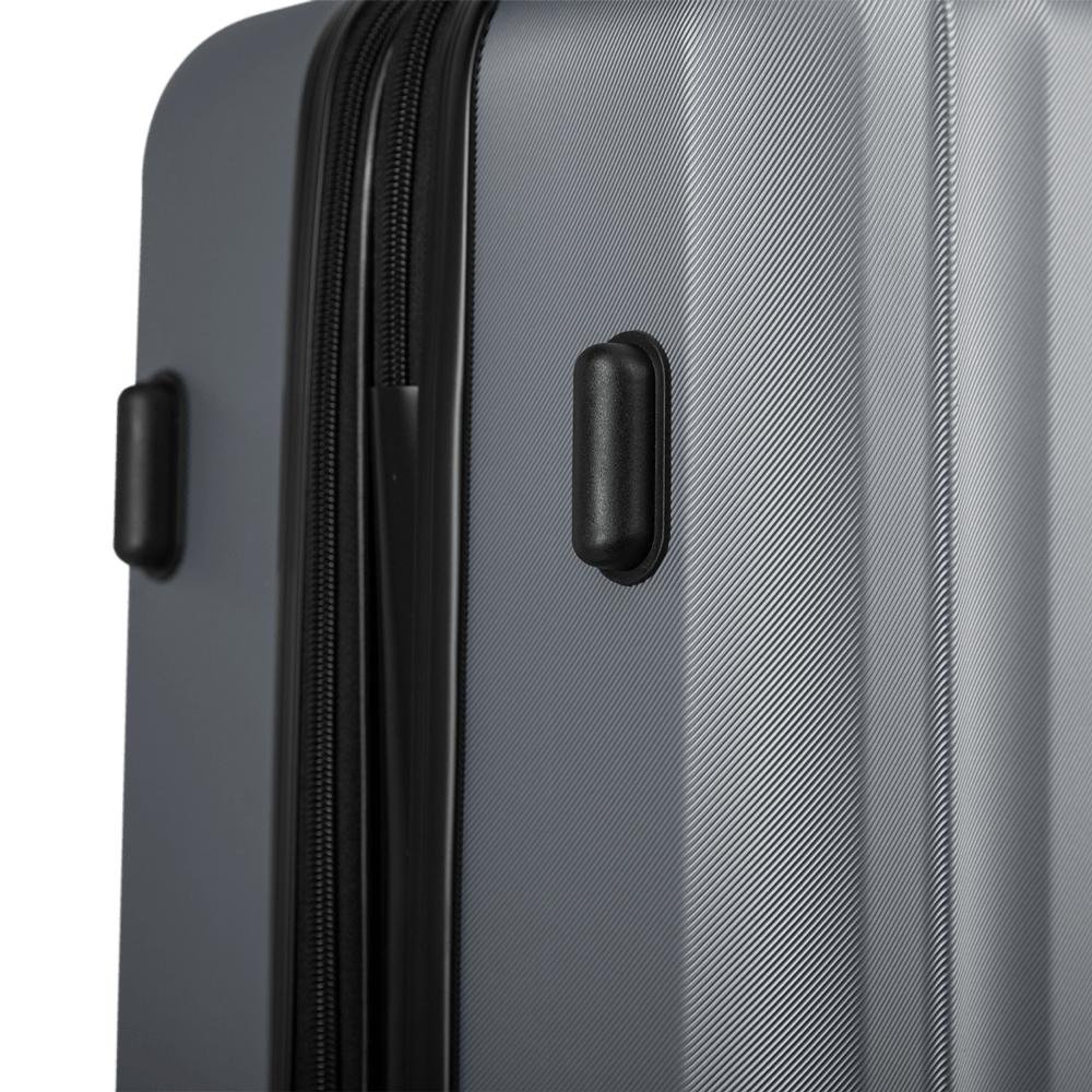 Mala de Viagem Média em ABS com Rodas 360º Gama 4 - Grafite Cinza 7