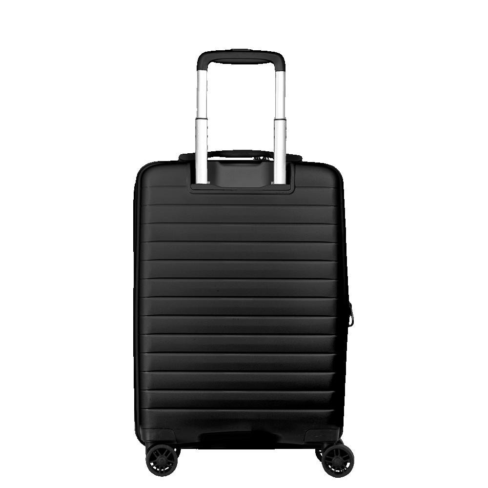 Mala de Viagem Bordo em Polipro Rodas 360º PP Duo - Preto Preto 4
