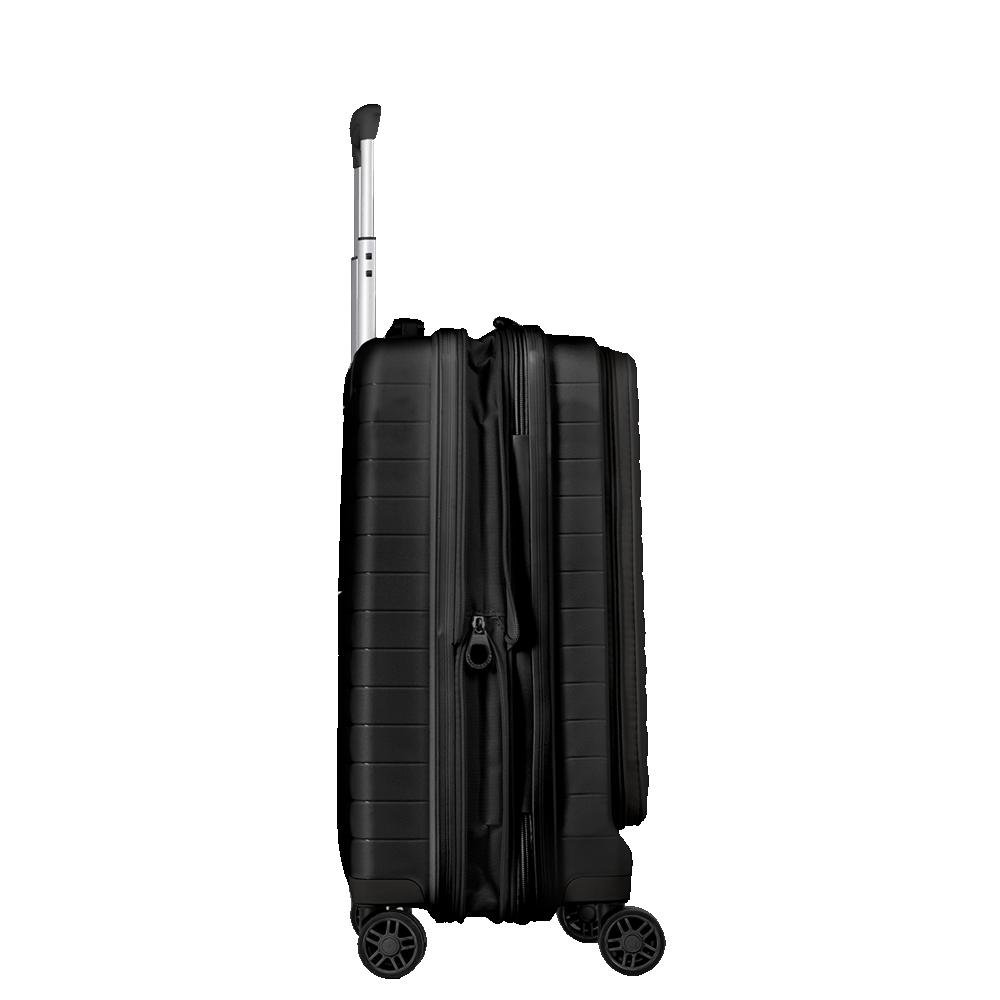 Mala de Viagem Bordo em Polipro Rodas 360º PP Duo - Preto Preto 5