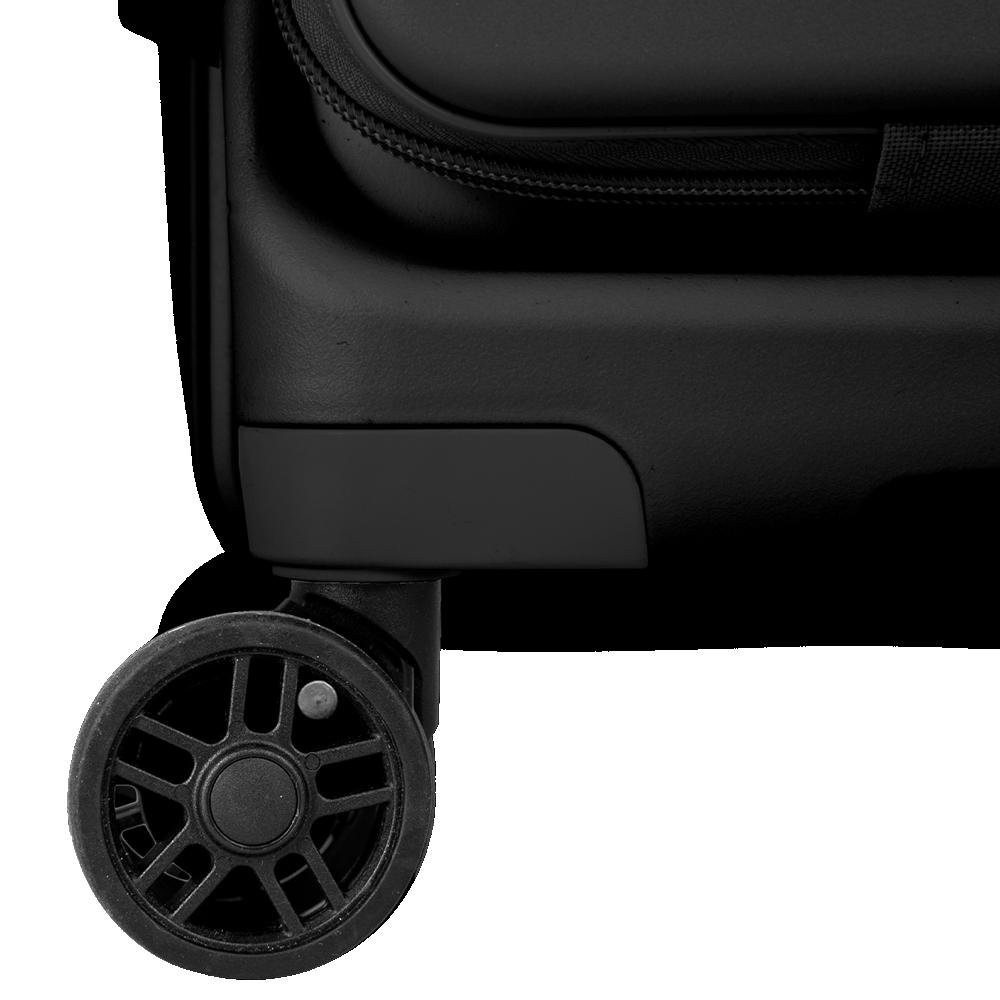 Mala de Viagem Bordo em Polipro Rodas 360º PP Duo - Preto Preto 10
