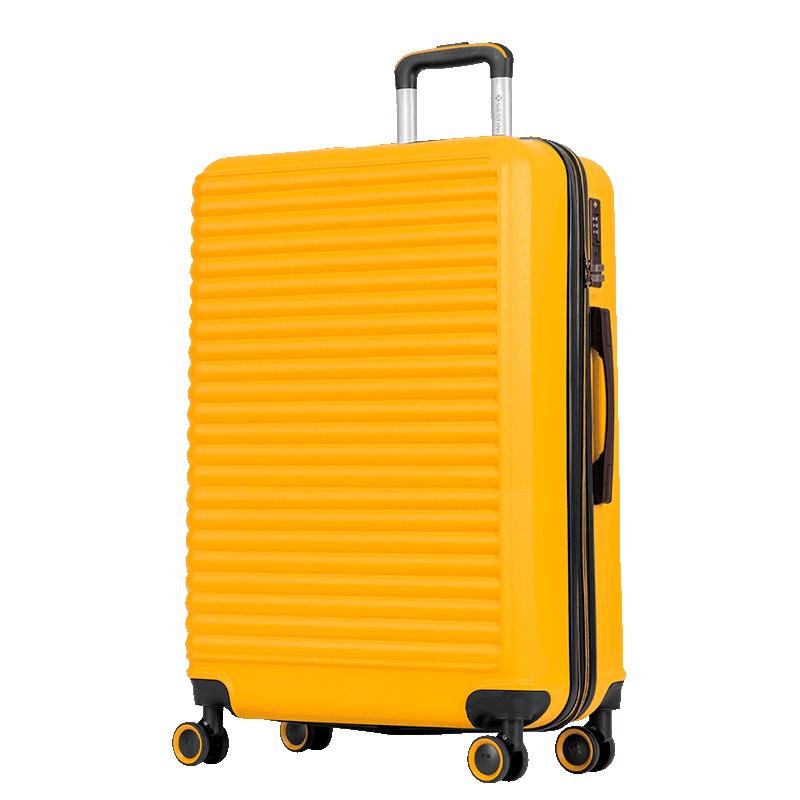 Mala de Viagem Grande 32 kg ABS com Rodas 360° Racer - Amarelo
