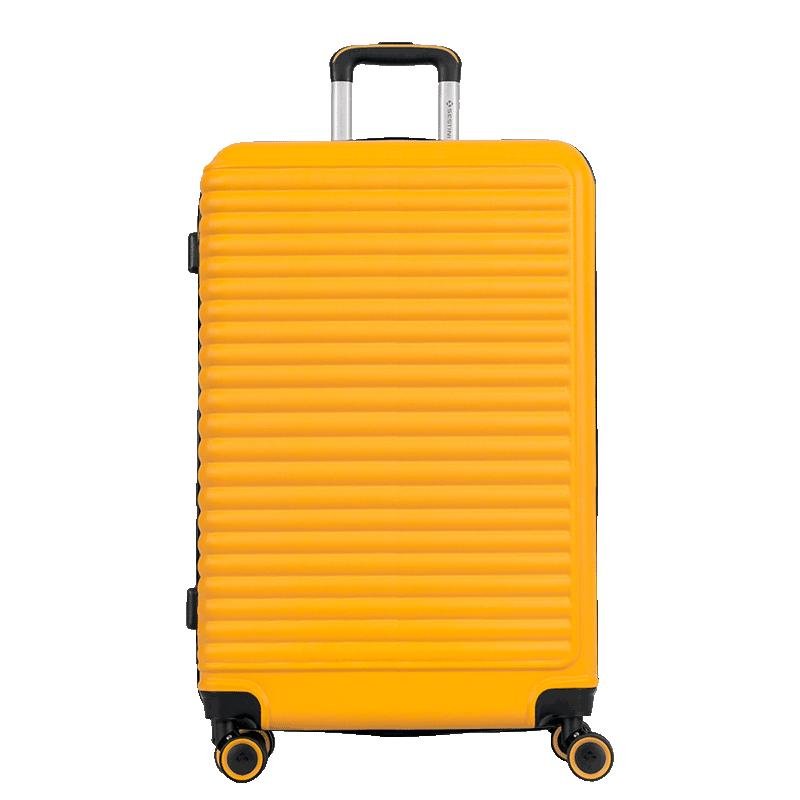 Mala de Viagem Grande 32 kg ABS com Rodas 360° Racer - Amarelo Amarelo 2