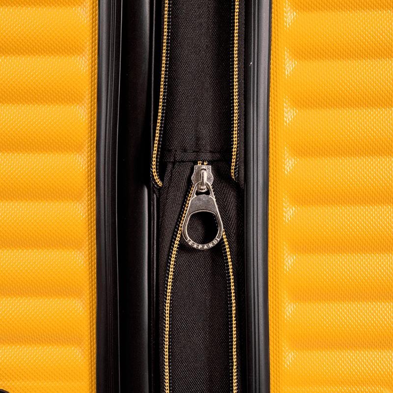 Mala de Viagem Grande 32 kg ABS com Rodas 360° Racer - Amarelo Amarelo 11