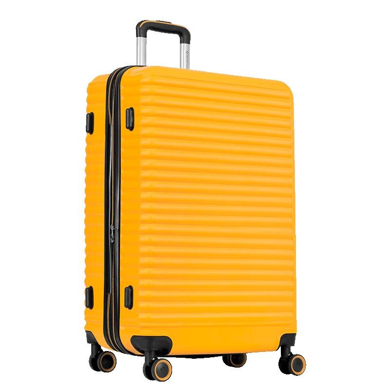 Mala de Viagem Grande 32 kg ABS com Rodas 360° Racer - Amarelo Amarelo 3
