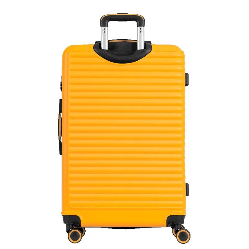 Mala de Viagem Grande 32 kg ABS com Rodas 360° Racer - Amarelo Amarelo 4