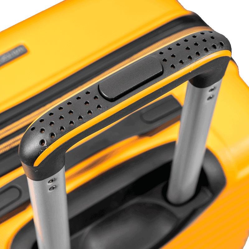 Mala de Viagem Grande 32 kg ABS com Rodas 360° Racer - Amarelo Amarelo 8