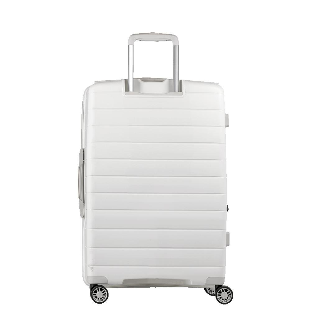 Mala de Viagem Média 23 kg em Polipropileno com Rodas 360° PP Duo - Branco Branco 4