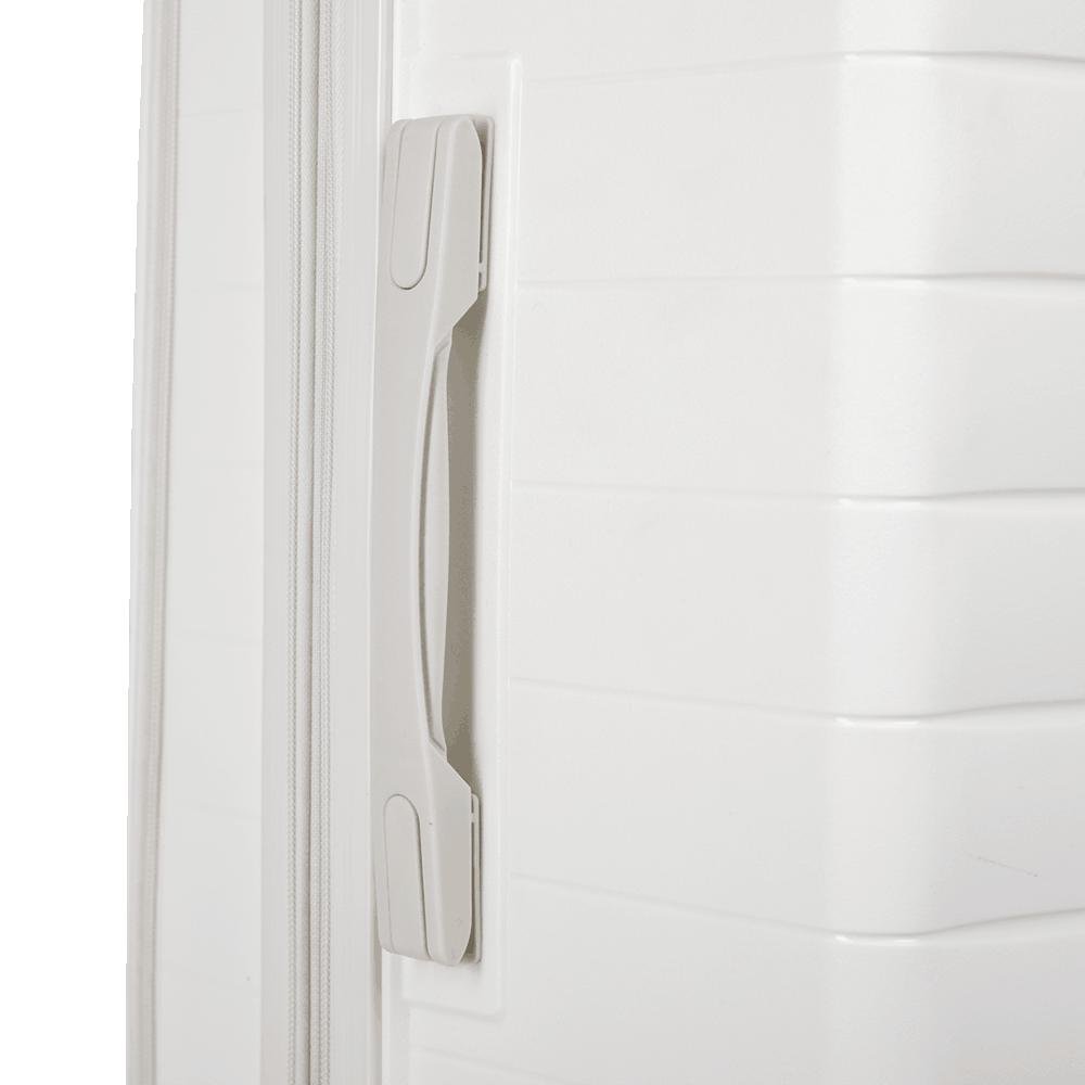Mala de Viagem Média 23 kg em Polipropileno com Rodas 360° PP Duo - Branco Branco 10