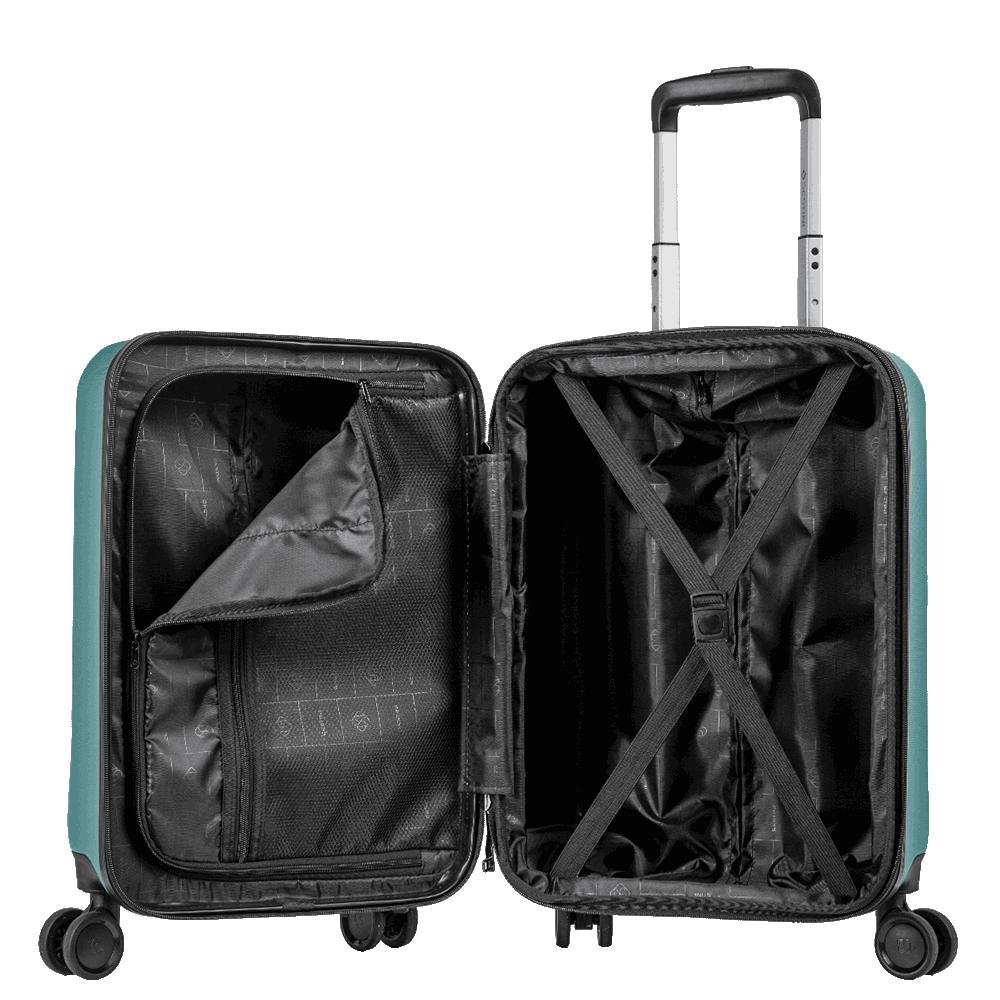 Mala de Viagem Bordo 10 kg ABS com Rodas 360° Gama 4 - Verde Verde 5