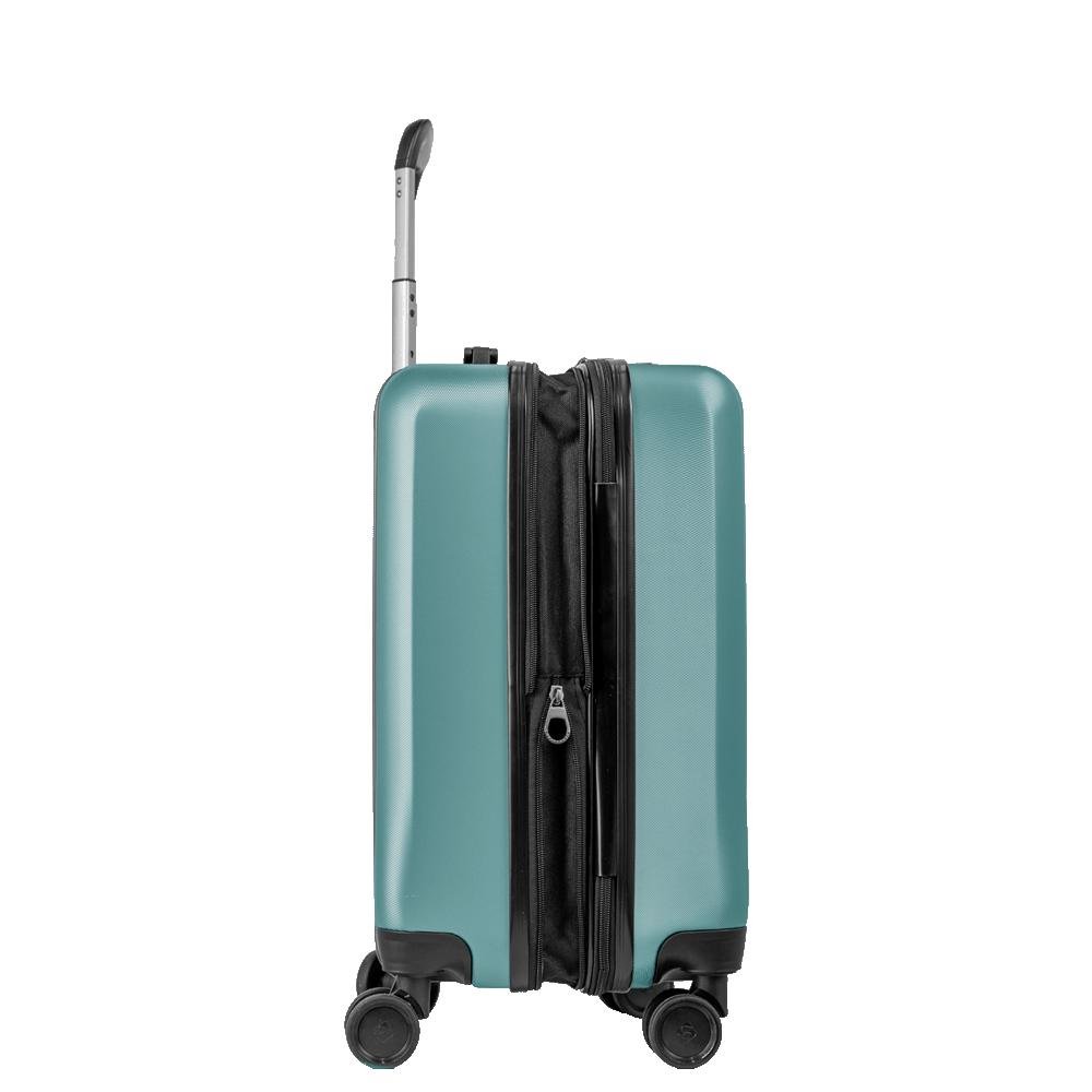 Mala de Viagem Bordo 10 kg ABS com Rodas 360° Gama 4 - Verde Verde 6