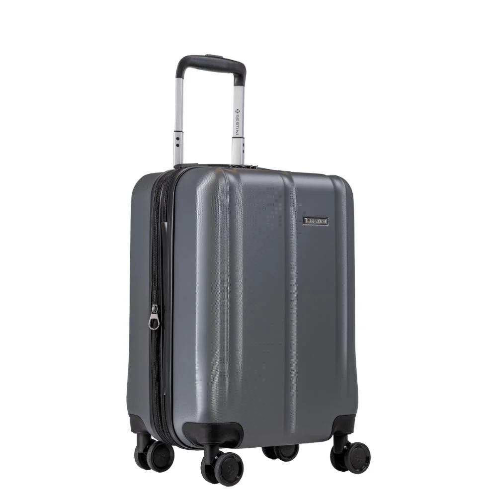 Mala de Viagem Bordo 10 kg em ABS com Rodas 360º Gama 4 - Grafite Cinza 3