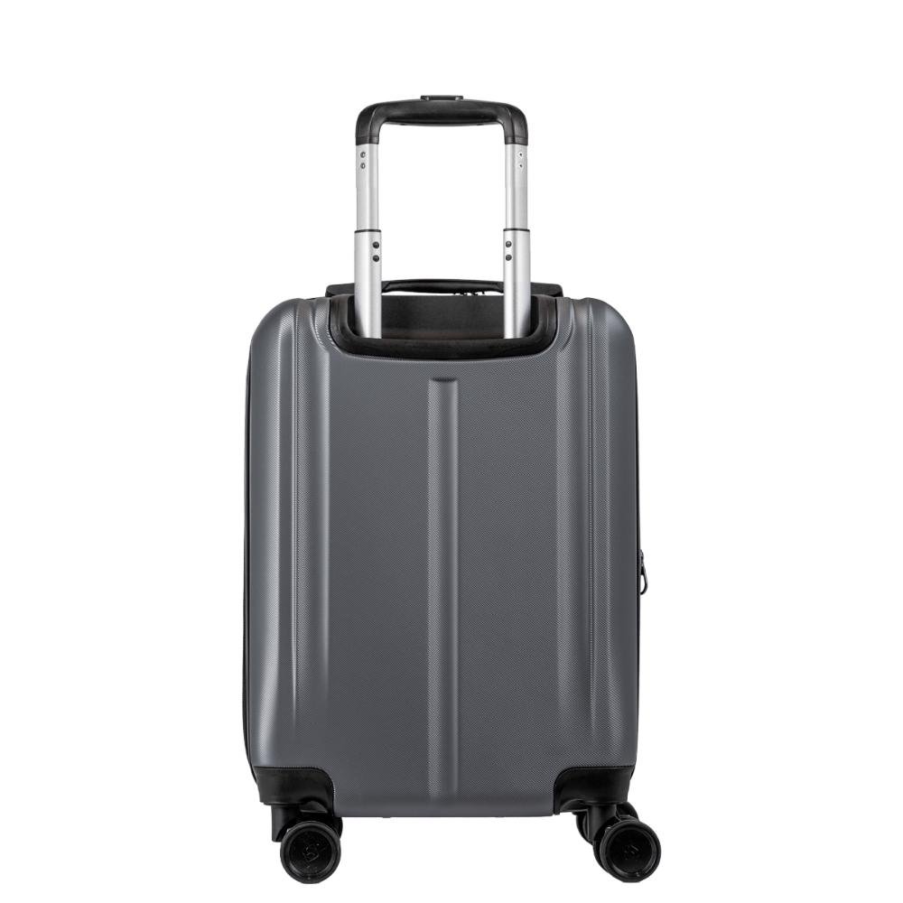 Mala de Viagem Bordo 10 kg em ABS com Rodas 360º Gama 4 - Grafite Cinza 4